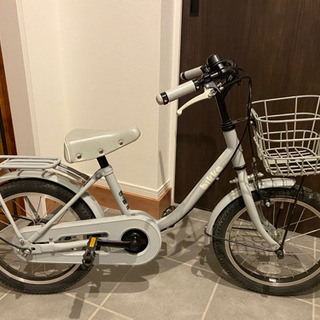子供用自転車　ブリヂストンbikke 16inch ブルーグレーの画像