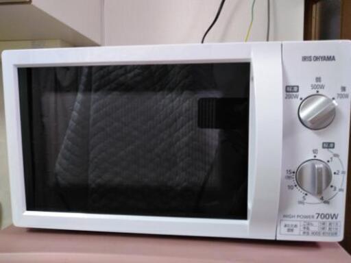 アイリスオオヤマ電子レンジです。