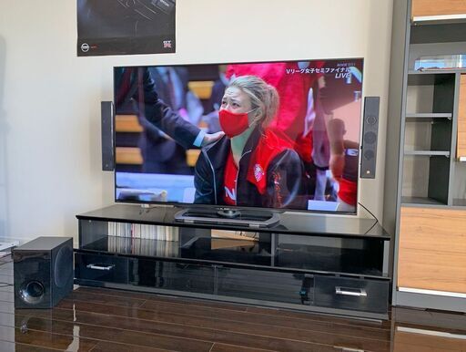 AQUOS 60インチ4Kテレビ (LC-60US40)＋ウーハースピーカー＋テレビ台付き