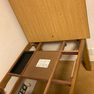 【お譲り先決定】家具調こたつ　上久商店の画像