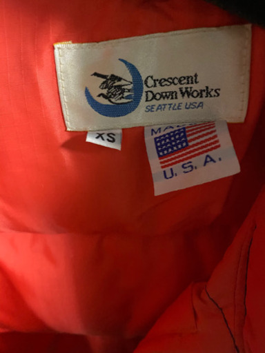 crescent down worksダウンベスト　(xs)