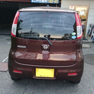 220318★SOLD OUT★高年式 E ショコラティエ 茶【日産／モコ／H22年式】タイヤ新品 スマートキー オートAC 4AT 車検令和５年３月の画像