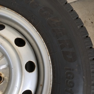 ★極上！超バリ山スタッドレス★ボンゴ★バネット★175/80R14★LT★SK22V★SK-22LNにて装着★ホイールセット★の画像
