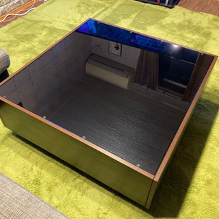 センターテーブル　ガラステーブル　