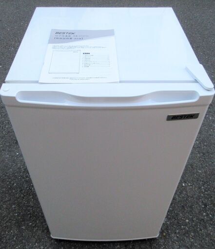 ☆ベステック BESTEK BTLD109 60L 直冷式1ドア冷凍庫◆2018年製・冷凍食品等のストックに