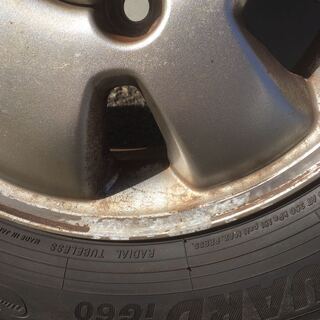 YOKOHAMA★スタッドレスタイヤiceGUARD iG60★4本セット★165/70/R13★バリ山★スバルサンバー純正アルミホイール
