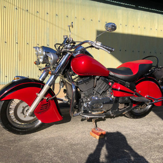 車検付き❗️KAWASAKI バルカン400 ドリフター　キャンディーレッドの画像