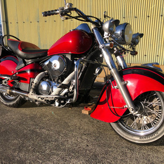 車検付き❗️KAWASAKI バルカン400 ドリフター　キャンディーレッドの画像