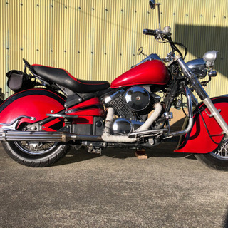 車検付き❗️KAWASAKI バルカン400 ドリフター　キャンディーレッドの画像