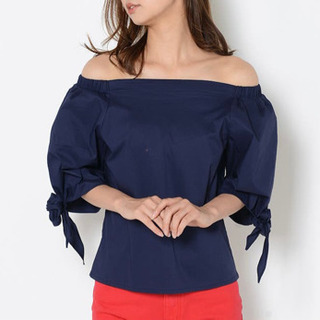 新品未使用　LOVERS　2wayリボンオフショルダートップス　...