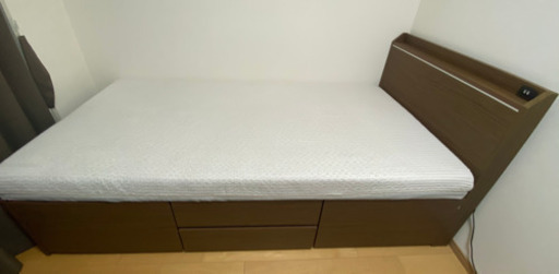 収納付きシングルベッド【解体していただける方】