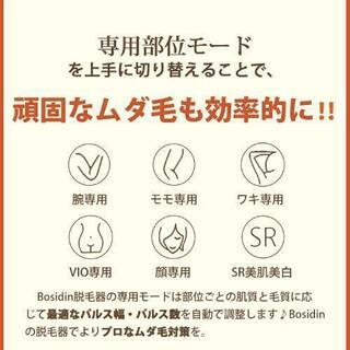 BoSidin レーザー脱毛器 家庭用 全身 メンズ レディース 永久脱毛器の画像