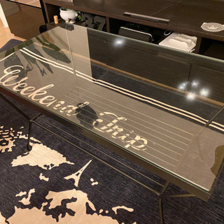 ガラステーブル 2段 の画像