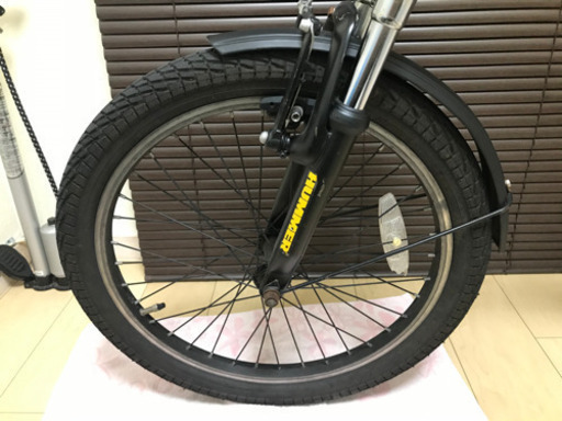 受け渡し者決定 ハマー 折りたたみ自転車 20インチ 6段変速ギア HUMMER 