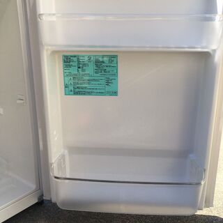 ハイアール　JR-N106K　冷蔵庫　5年使用美品　一人暮らしに　☆竜王駅から10㎞圏内配送　☆洗濯機（屋外使用）のおまけ付きの画像
