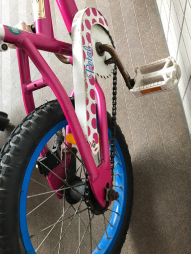 海外購入　子供自転車　BMX ピンク 18  16インチ　フットブレーキ