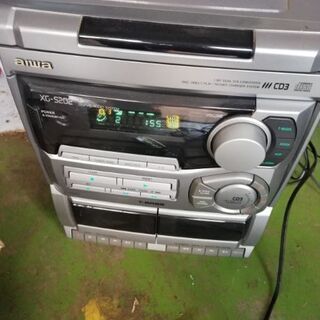 aiwa コンポ　cd カセット　の画像