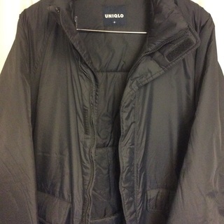 UNIQLO 中わたロングコート 差し上げますの画像