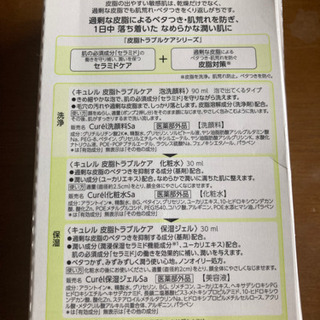 値下！☆新品☆キュレル Curel 皮脂トラブルトライアルキットの画像