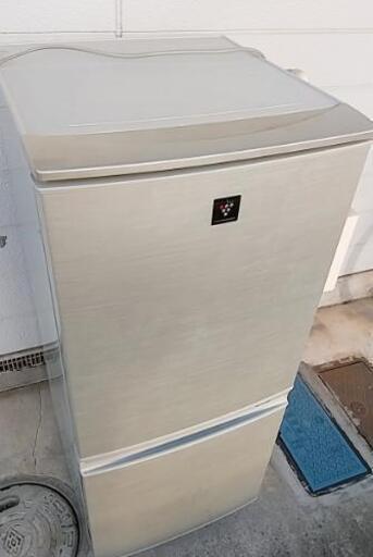 【美品】SHARPプラズマクラスター冷蔵庫 SJ-PD14X-N