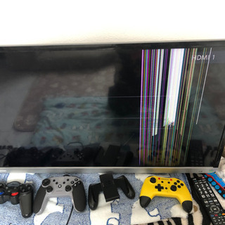 子供達のゲーム用テレビ