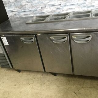 フクシマ 業務用 コールドテーブル サラダバー付 冷蔵冷凍庫 T...