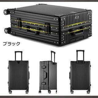 B6【ほぼ未使用】Kroeus スーツケース 軽量 TSAロック...