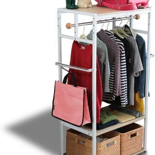 C5【未使用】ottostyle.jp キッズハンガーラック  ...