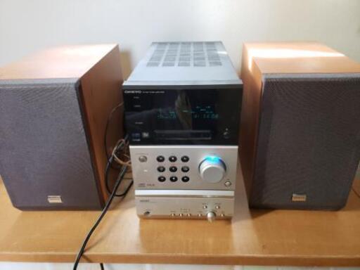 ONKYO CD MD ステレオコンポ