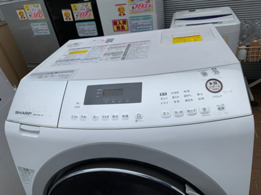 ⭐️プラズマクラスター⭐️2016年製 SHARP 10kg/6.0kgドラム洗濯乾燥機 ES-A210-SL シャープ