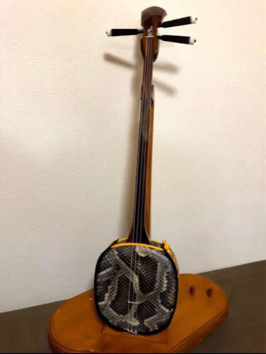 【お正月セール】沖縄三味線 八重山産黒木(与那国)知念デーク