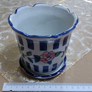 無料 陶器製 植木鉢 多彩