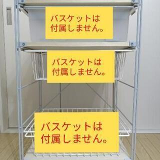 無印　スチールユニットシェルフ　廃盤グレー
