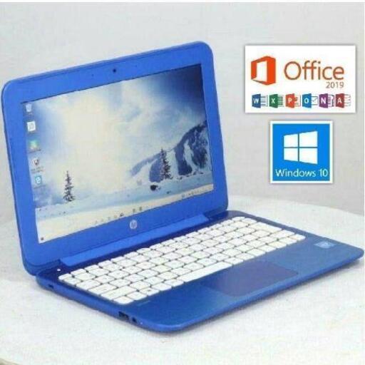 バッテリー新品！綺麗なブルー！最新Office搭載！HP Stream 11-r016TU TPN-Q166！