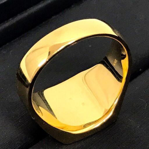 18金 印台 リング 22号 18.1ｇ