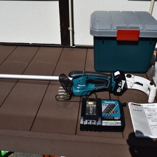 マキタ 充電式芝生バリカン MUM168D+マキタロングハンドル...