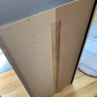 カラーボックスと収納ボックス10個の画像