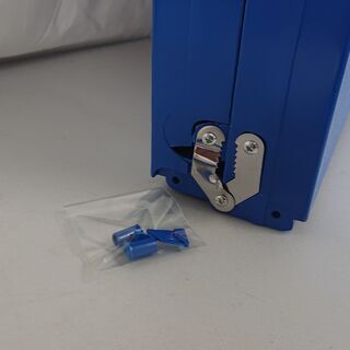 【未使用】CAPTAIN STAG キャプテンスタッグ アルミピクニックテーブル ブルー M-8421 破損ありの画像
