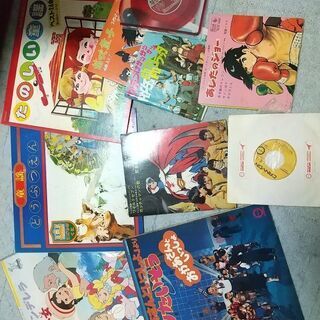 アニメや童謡のレコード