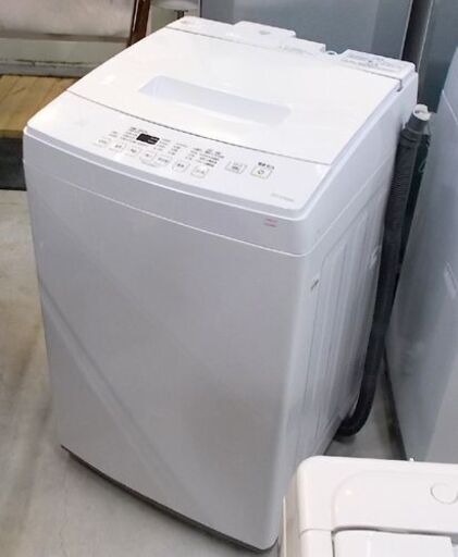 ♢洗濯機 8.0Kg 2019年製 アイリスオーヤマ IAW-T802  全自動洗濯機 8kg IRIS OHYAMA ホワイト 生活家電 札幌市東区 新道東店