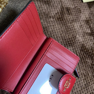 coach二つ折り財布　新品未使用　お値下げしました！の画像