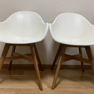 【値下げ】IKEA チェア2脚セット
