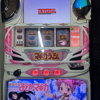 パチスロ実機 初代 魔法少女まどか☆マギカ コイン不要機付 家スロ