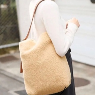 ファーバッグ ボア ハンドバッグ LOWRYSFARM