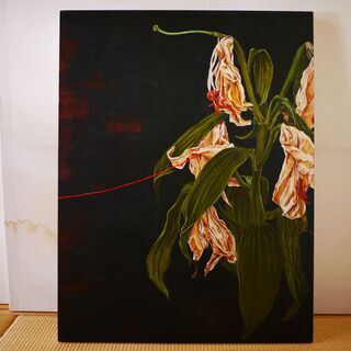 中出由紀「優しい声で名前を呼んで」絵画作品