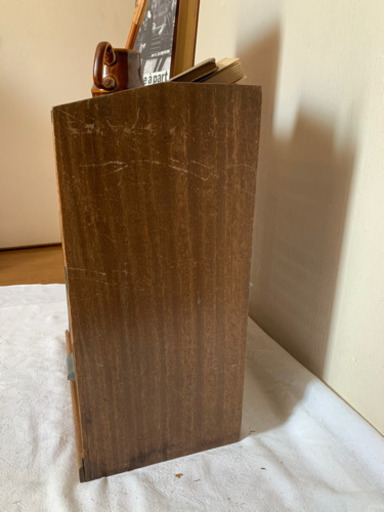 カルテケース　棚　木製　古道具