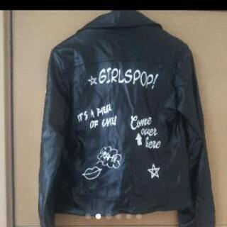 ANAP GIRL★ライダースジャケットM150～160の画像