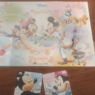 ミッキーランチョンマット&コースター２つ