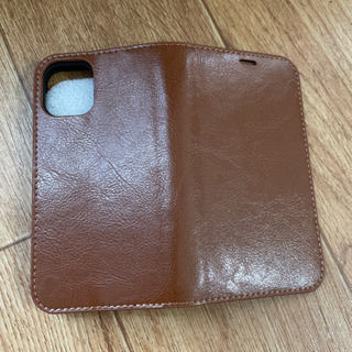 iPhone12mini 本革レーザーケース手帳の画像
