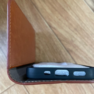 iPhone12mini 本革レーザーケース手帳の画像